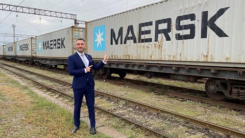 The first China-Georgia freight train arrives in Tbilisi